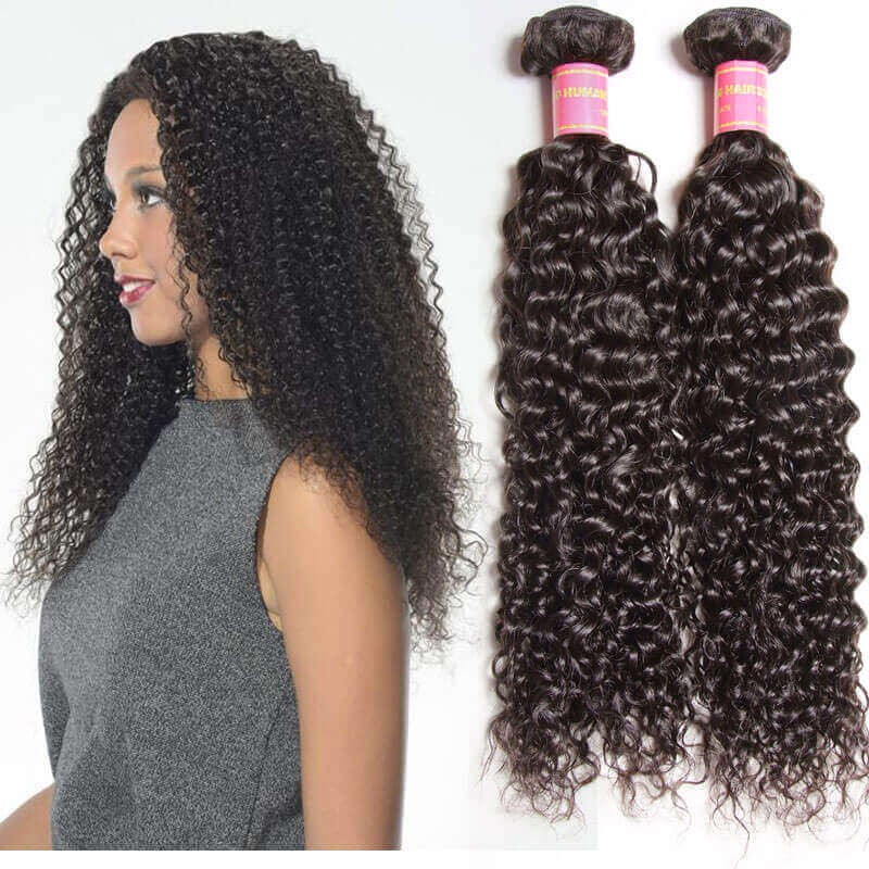 Idolra Affordable Brazilian Curly Virgin Hair Weave 1 Bundle Full Human Hair Extensions